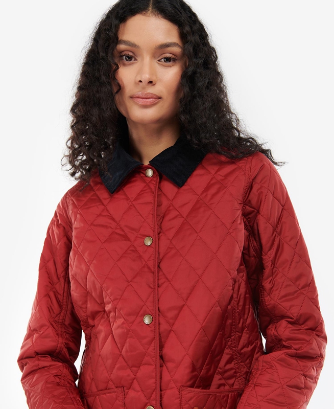 Barbour Annandale Women's Quilted Jackets Red | 078956-UTW