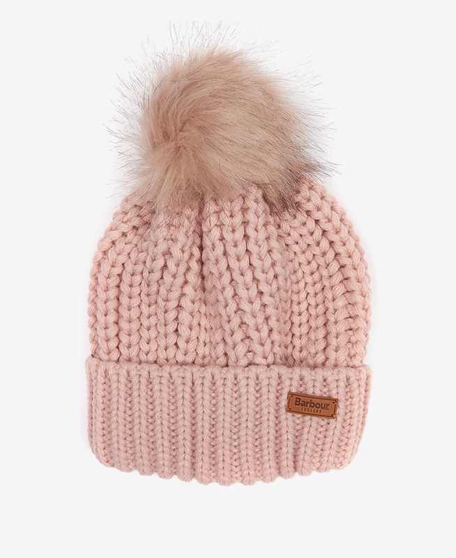 Barbour Beanie Saltburn Women's Hats Pink | 938270-UCN
