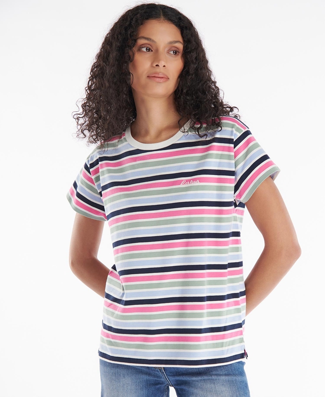 Barbour Evergreen Top Women's T Shirts Multicolor | 637921-JOE