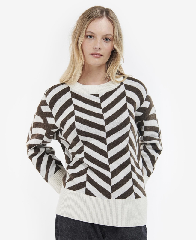 Barbour Lorelie Knit Women's Sweaters Multicolor | 307169-XWZ