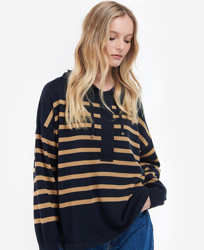 Barbour Odette Knit Women's Sweaters Navy | 869125-ASX