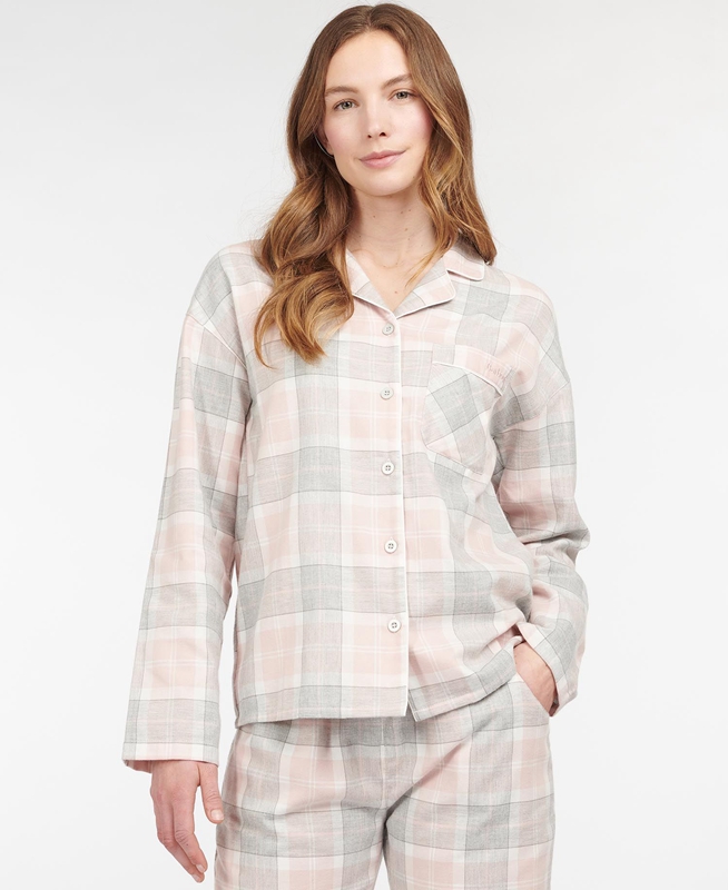 Barbour Schlafanzug-Set Ellery Women's Nightwear Pink | 074536-YHN