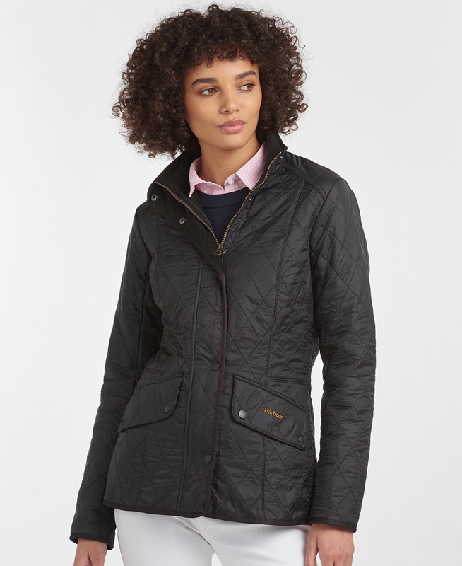 Barbour Steppjacke Cavalry Polarquilt Women's Quilted Jackets Black | 648703-GFD