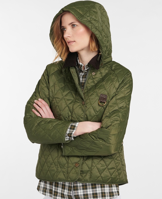 Barbour Tobymory Women's Quilted Jackets Green | 364809-VHO