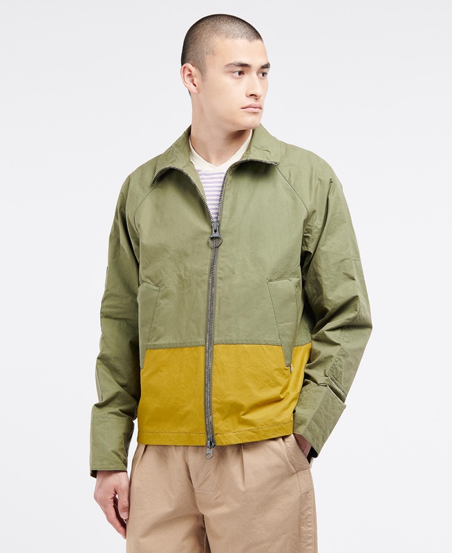 Barbour x Ally Capellino Hand Men's Casual Jackets Olive | 192845-RTW