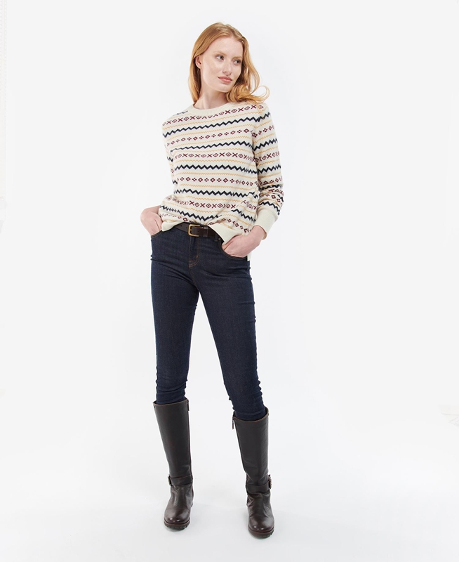 Barbour Alder Knit Women's Sweaters Multicolor | 395681-SOV