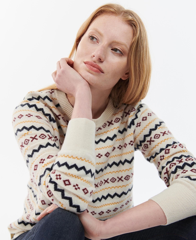 Barbour Alder Knit Women's Sweaters Multicolor | 395681-SOV