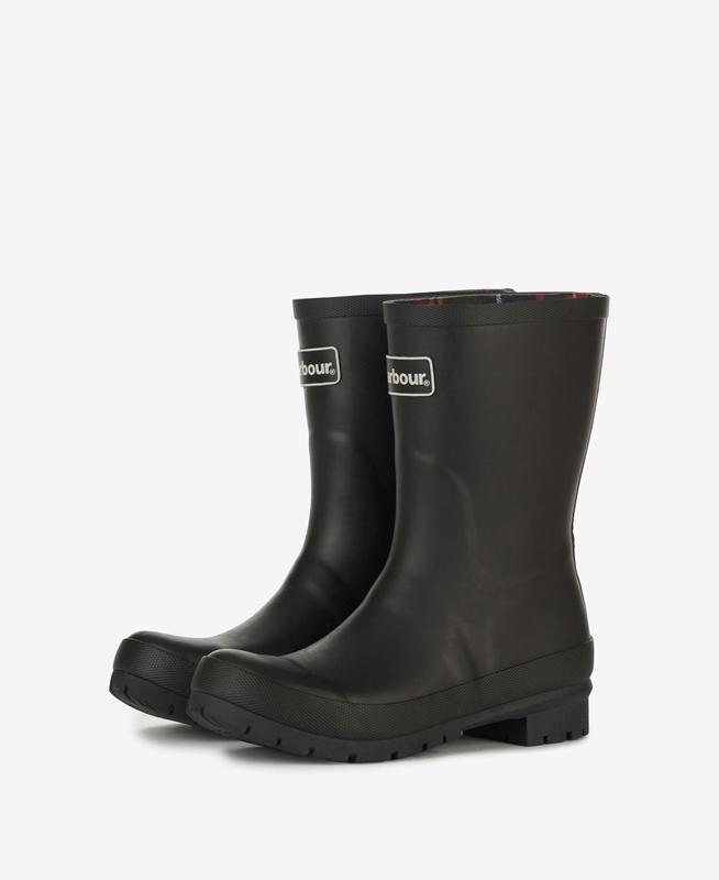 Barbour Banbury Wellingon Women's Boots Black | 451026-ZWB