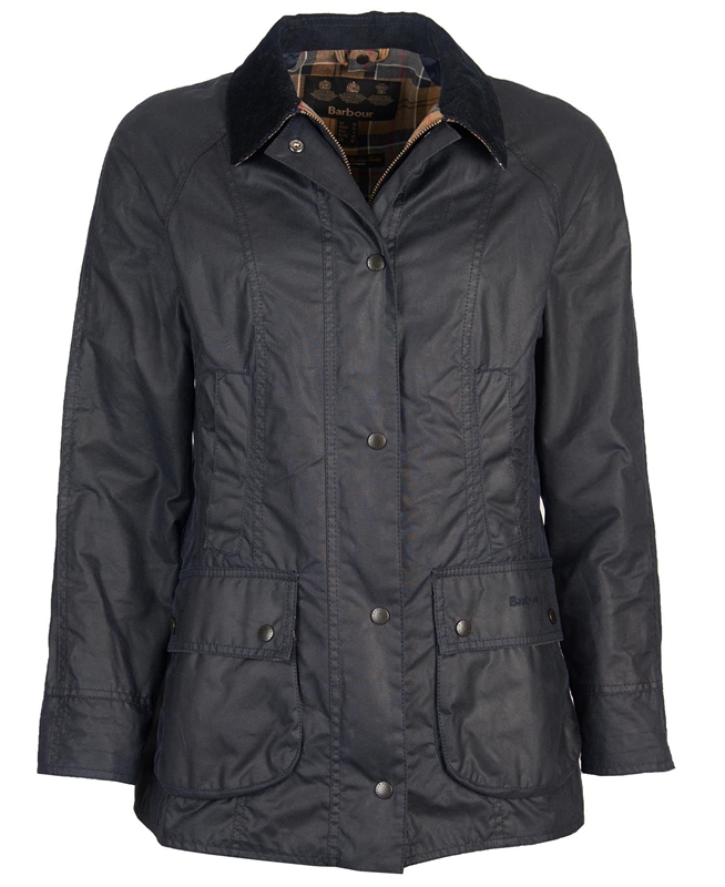 Barbour Beadnell® Women's Waxed Jackets Navy | 315764-BEP
