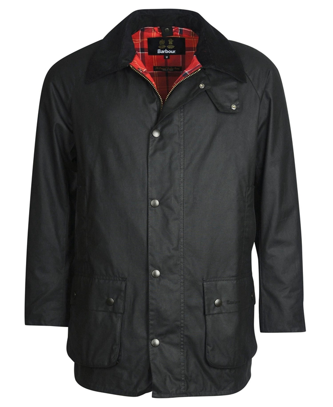Barbour Beausby Men's Waxed Jackets Black | 189245-QVW