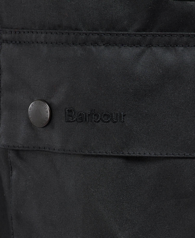 Barbour Beausby Men's Waxed Jackets Black | 189245-QVW