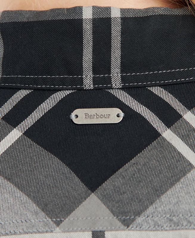 Barbour Bredon Women's Shirts Black / Grey | 451378-PHL