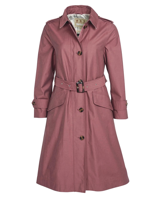 Barbour Camilla Women's Waterproof Jackets Pink | 301824-EGX