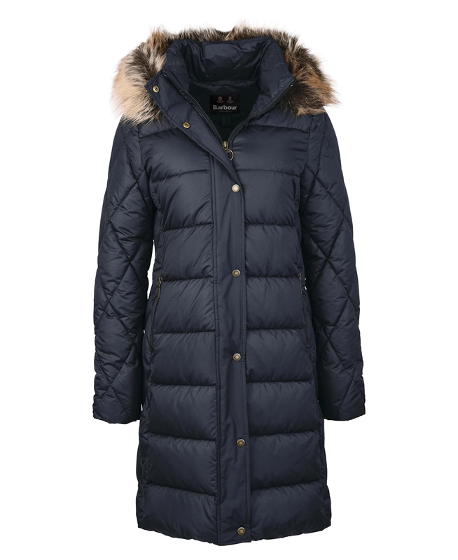 Barbour Daffodil Women's Quilted Jackets Navy | 140269-XGA