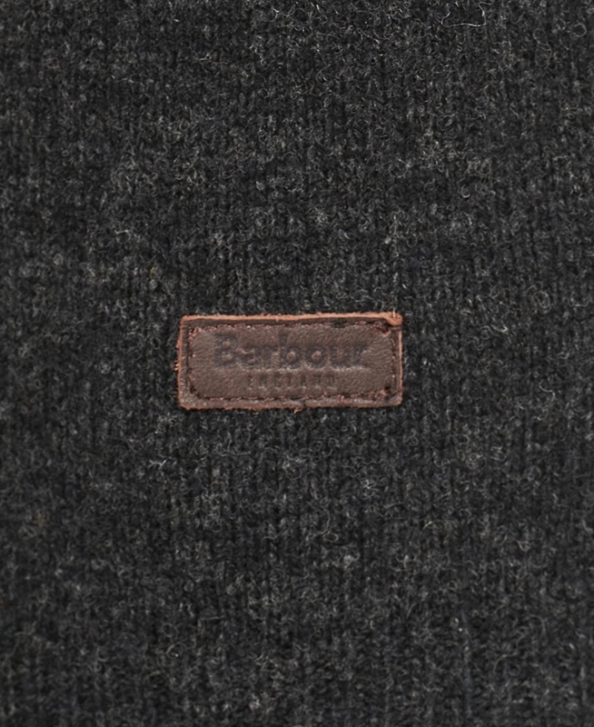 Barbour Essential Patch Half Zip Men's Sweaters Black | 190527-XZB