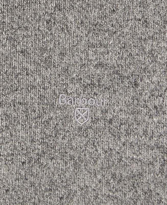 Barbour Essential Tisbury Half Zip Men's Sweaters Grey | 629547-SOX