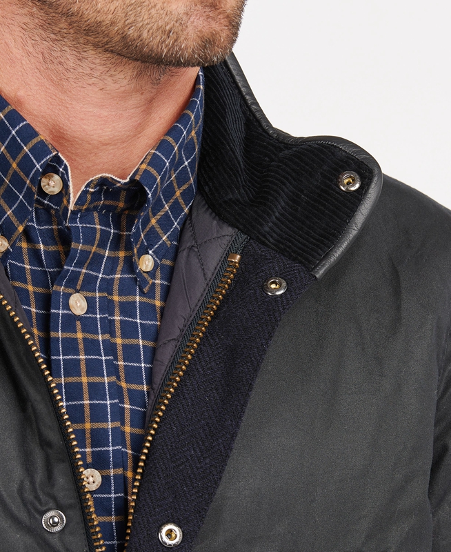 Barbour Hereford Men's Waxed Jackets Blue | 953240-EZX