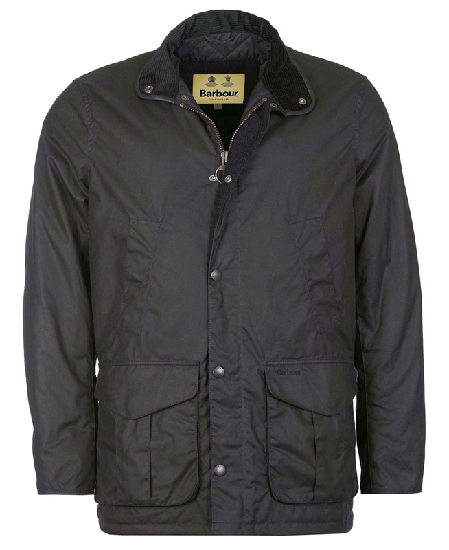 Barbour Hereford Men's Waxed Jackets Blue | 953240-EZX