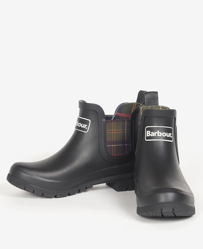 Barbour Kingham Women's Boots Black | 574028-SYI