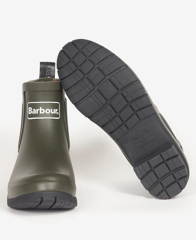 Barbour Kingham Women's Boots Olive | 479516-RZU
