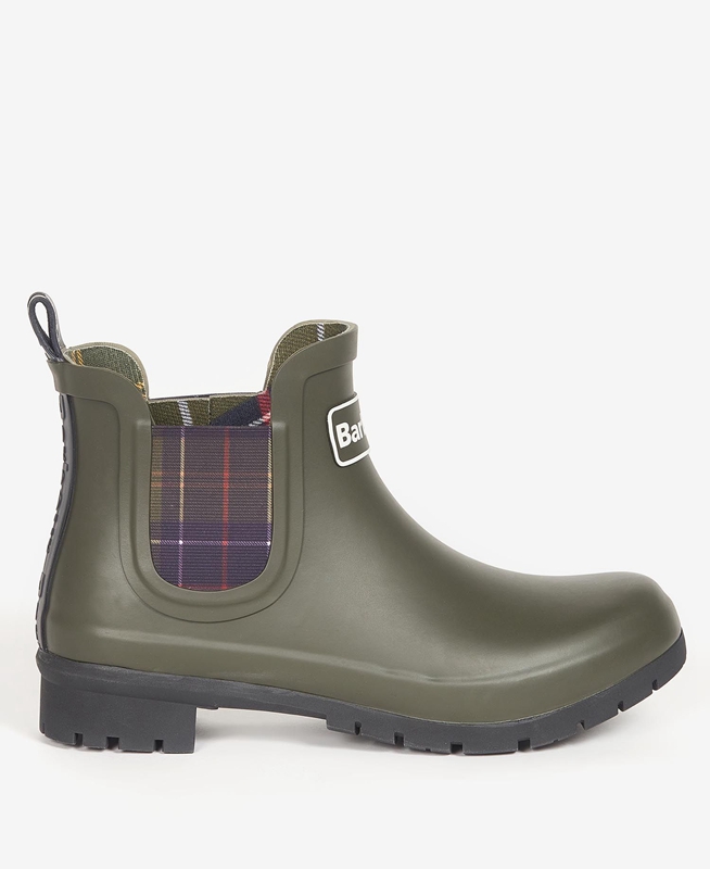 Barbour Kingham Women\'s Boots Olive | 479516-RZU