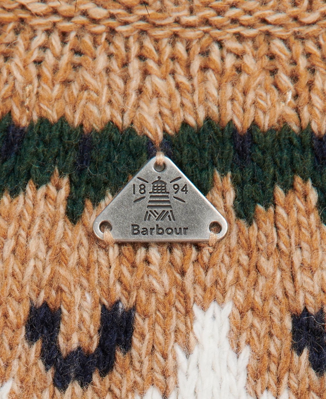 Barbour Langford Knit Women's Sweaters Beige | 591428-VMW