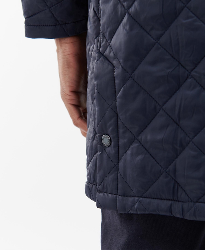 Barbour Long Liddesdale Men's Quilted Jackets Navy | 274359-XOI