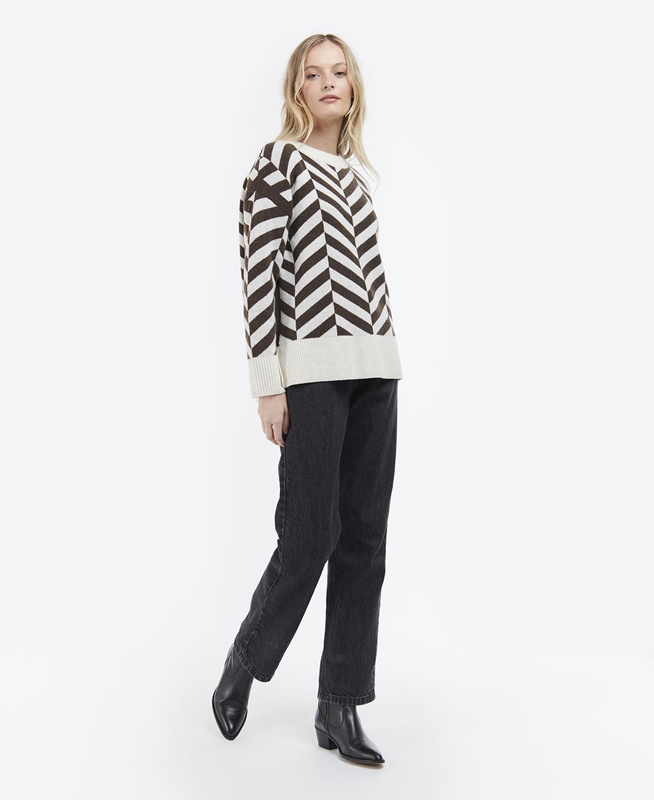 Barbour Lorelie Knit Women's Sweaters Multicolor | 307169-XWZ
