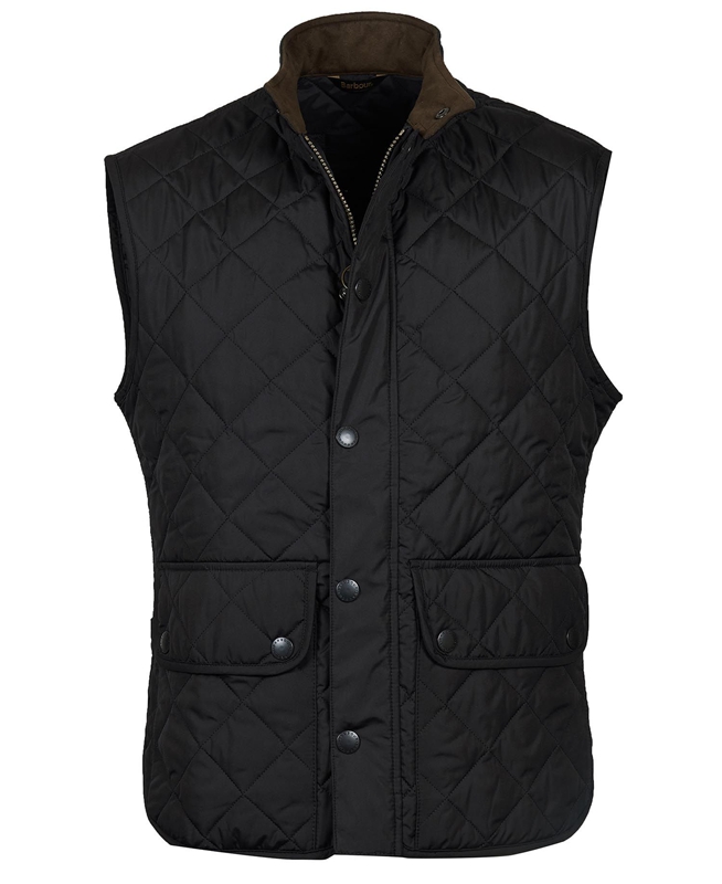 Barbour Lowerdale Men's Vest Black | 857301-IWE