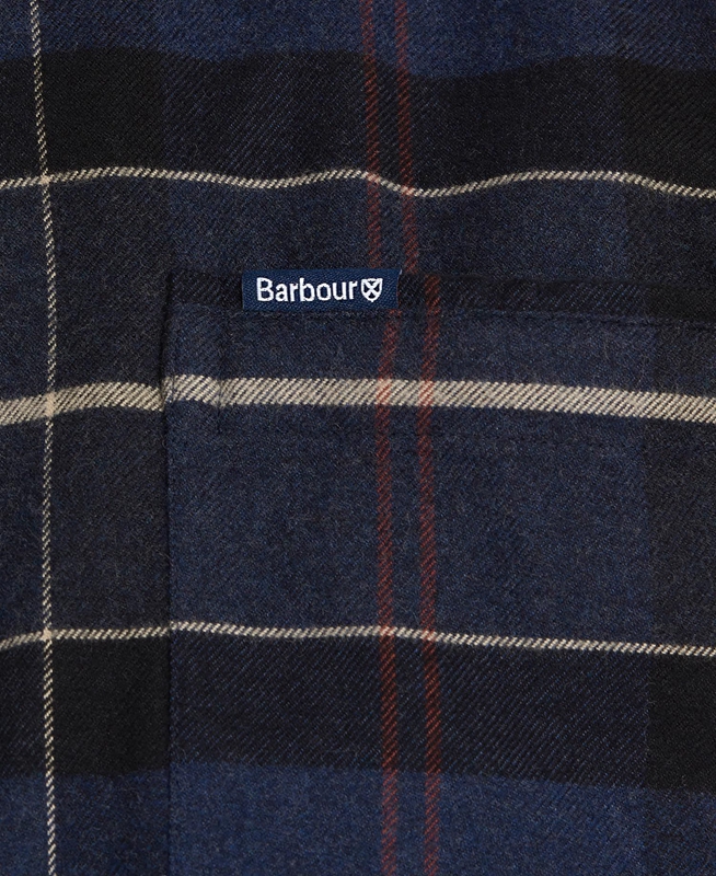 Barbour Lutsleigh Men's Shirts Navy | 419738-OXR