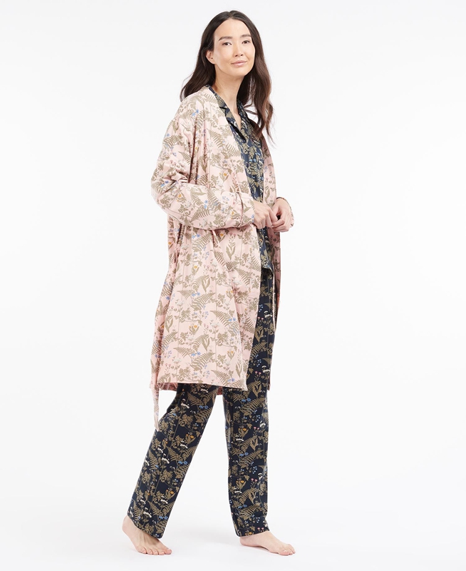 Barbour Nina Robe Women's Nightwear Multicolor | 471385-OIY