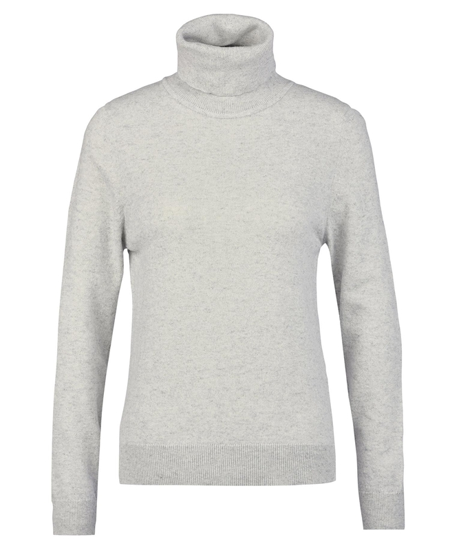 Barbour Pendle Roll-Neck Women's Sweaters Grey | 675083-LRH