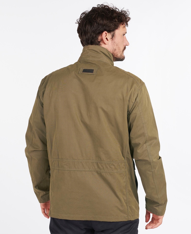 Barbour Sanderling Men's Casual Jackets Olive | 985061-SYV