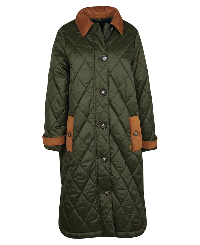 Barbour Silwick Women's Quilted Jackets Olive | 495138-ACY