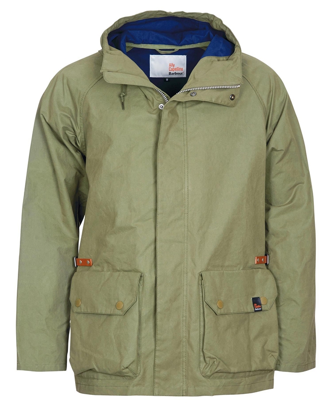 Barbour x Ally Capellino Ernest Men's Casual Jackets Olive | 582097-IUA