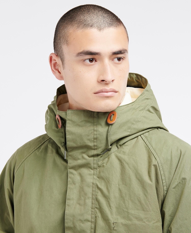 Barbour x Ally Capellino Ernest Men's Casual Jackets Olive | 582097-IUA
