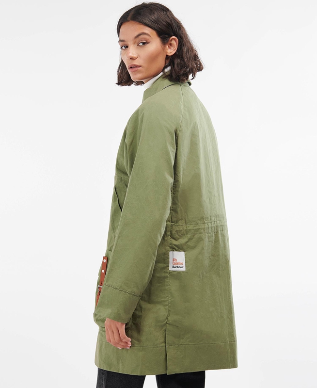 Barbour x Ally Capellino Step Women's Casual Jackets Green | 314580-DNM