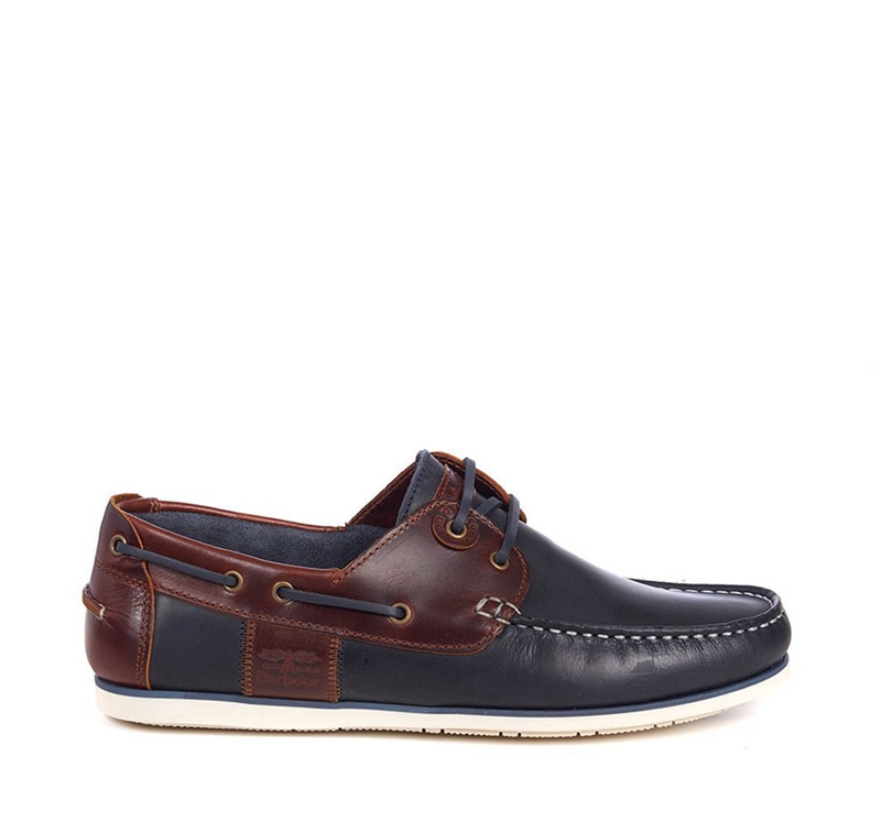 Barbour Capstan Men's Boat Shoes Navy | 469850-BNM