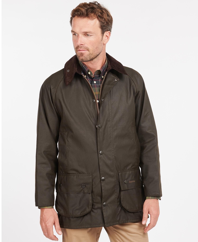 Barbour Classic Beaufort® Men's Waxed Jackets Olive | 741823-FOW