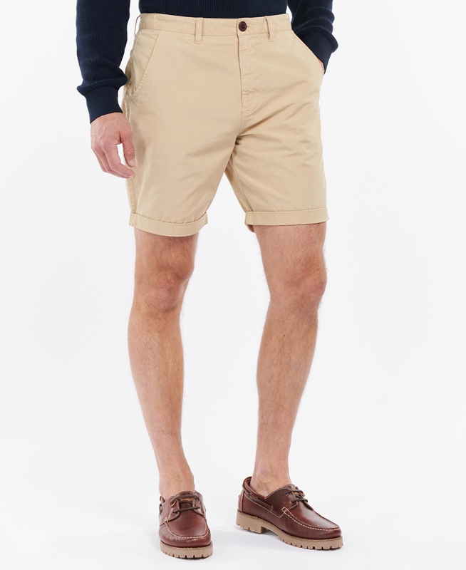 Barbour Glendale Short Men's Pants Beige | 946735-AFX